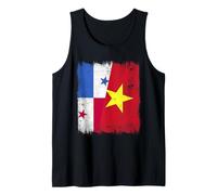 Panama Vietnam Half Flag Panamense Vietnamita Storia Canotta