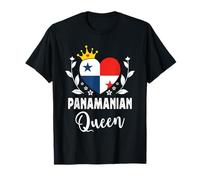 Panamanian Queen Panama Flag Proud Panamanian Woman Maglietta
