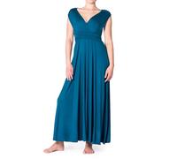 PANASIAM Abito Lungo Donna - Abito Incrociato Allacciato al Collo | 40 Modi Indossarlo, Schiena scoperta & scollo a V, Abito estivo, viscosa & elastan, Abito da sera, ballo, matrimonio, vacanze