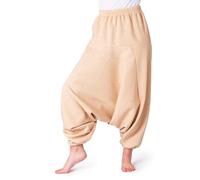 PANASIAM Pantaloni Aladin caldi, harem jogger in cotone, unisex