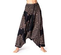 PANASIAM Aladin Pants, AeOrnament V2-Schwarz L