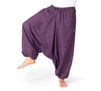 PANASIAM Aladin Pants Cotton 'Lini', Purple, L