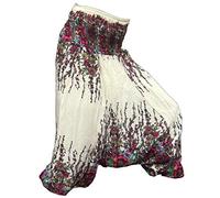 PANASIAM Aladin Pants Flower Beige, L