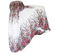 PANASIAM Aladin Pants Flower White, L