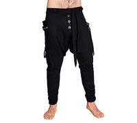 PANASIAM Ch01 Baggy Pants, 15-001 Black, XL