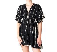 PANASIAM Dress Tiedye Style, Black White, M