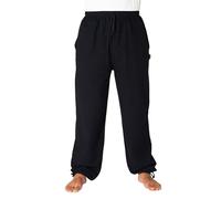 PANASIAM E-Pants Lunghi, Cotone, Nero, XL