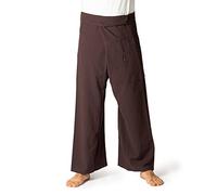PANASIAM Fisherman Pants Unicolor, Brown, XL