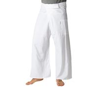 PANASIAM Fisherman Pants Unicolor, White XL