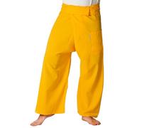 PANASIAM Fisherman Pants Unicolor, Yellow, L
