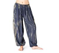 PANASIAM Harem Pants Bogota TieDy, Grey Black, M