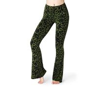 PANASIAM Leggings Leo with Flare, Green, M