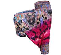 PANASIAM Pantaloni Aladin Batik 100% viscosa, Unisex, Comodi