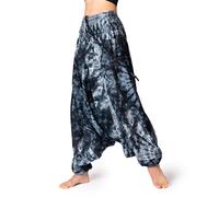 PANASIAM Pantaloni Aladin Batik 100% viscosa, Unisex, Comodi