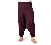 PANASIAM Pantaloni Aladin caldi, harem jogger in cotone, unisex