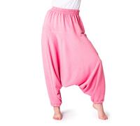 PANASIAM Pantaloni Aladin caldi, harem jogger in cotone, unisex