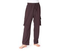 PANASIAM Pantaloni Cargo Uomo in Cotone, 4 Tasche, Leggeri