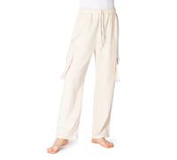 PANASIAM Pantaloni Cargo Uomo in Cotone, 4 Tasche, Leggeri