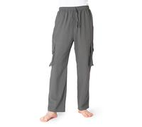 PANASIAM Pantaloni Cargo Uomo in Cotone, 4 Tasche, Leggeri