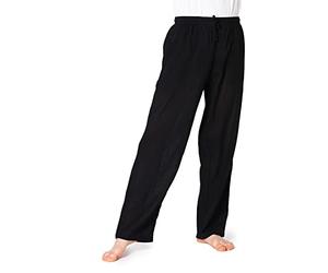 PANASIAM Pantaloni Estivi Leggeri - Cotone - Pantaloni Tessuto Donna & Uomo | Pantaloni 100% cotone, anche da notte, giornate molto calde, vita elasticizzata & coulisse, 2 tasche, leggermente trasparenti