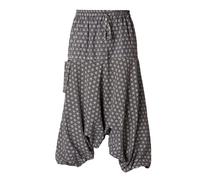 PANASIAM Pantaloni harem Geometrix design, Unisex, Tempo libero