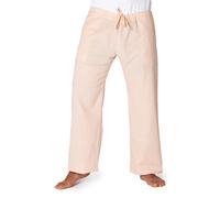 PANASIAM Pantaloni in tessuto 100% cotone, leggeri, unisex