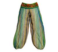 PANASIAM Pantaloni Muck, harem morbidi 100% cotone, unisex