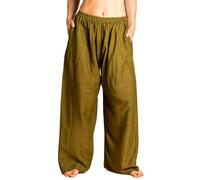 PANASIAM Pantaloni Palazzo Donna Pantaloni Estivi Leggeri Boho Gamba Ampia | 100% viscosa, stile boho leggero, vita elasticizzata & tasche, pantaloni comodi per spiaggia, yoga, tempo libero, ogni giorno
