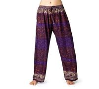 PANASIAM Pantaloni Relax Indostyle - Pantaloni harem, Pantaloni da spiaggia Boho