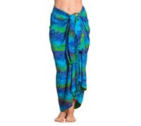 PANASIAM Sarong B012 Blue green, L