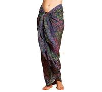 PANASIAM Sarong B024 Colored petrol, L
