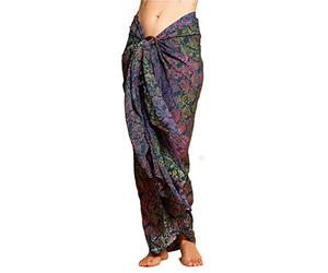 PANASIAM Sarong B024 Colored petrol, L