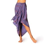PANASIAM Sarong B106 blue flower, L