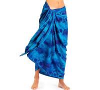 PANASIAM Sarong B110 blue flower, L