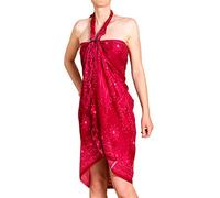 PANASIAM Sarong Peacock V22 fuchsia, 190x113cm