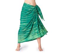 PANASIAM Sarong tiedye style, green light green, 190x116cm