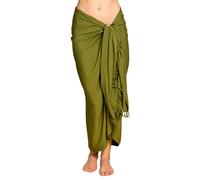 PANASIAM Sarong uni olive, 250x116cm