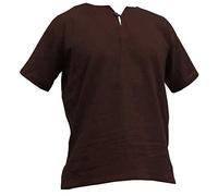 PANASIAM Shirt, 'K', 1button, DarkBrown, XXL, Shortsleeve