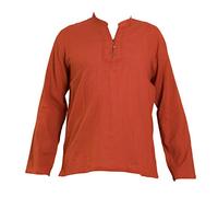PANASIAM Shirt, 'K', 3button, r.Brown, M, Longsleeve