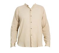 PANASIAM Shirt, 'K', 6button, Beige, L, Longsleeve