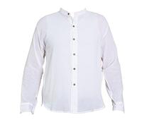 PANASIAM Shirt, 'K', 6button, White, XL, Longsleeve