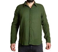 PANASIAM Shirt K06-collar Longsleeve Green XL