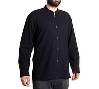 PANASIAM ShirtBEN-5Button, Black XXL