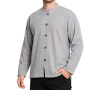 PANASIAM ShirtBEN-5Button, Grey XL