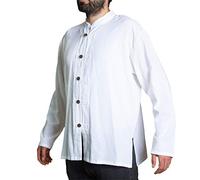 PANASIAM ShirtBEN-5Button, White XXL