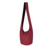 PANASIAM Shoulderbag, HEMP, bordeaux red in M