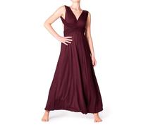 PANASIAM V-Neck Maxi Dress KOVA, Bordeaux, M
