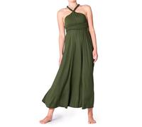 PANASIAM V-Neck Maxi Dress KOVA, Olive, M