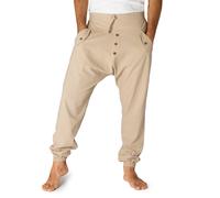 PANASIAM Yogi Pants 100% cotone pantaloni da tempo libero stile harem unisex