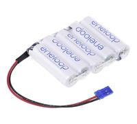 Panasonic 124268 eneloop Serie F1 x 5 Graupner Batterie Pack 5 X Cavo Mignon (AA), spina NiMH 6 V 1900 mAh